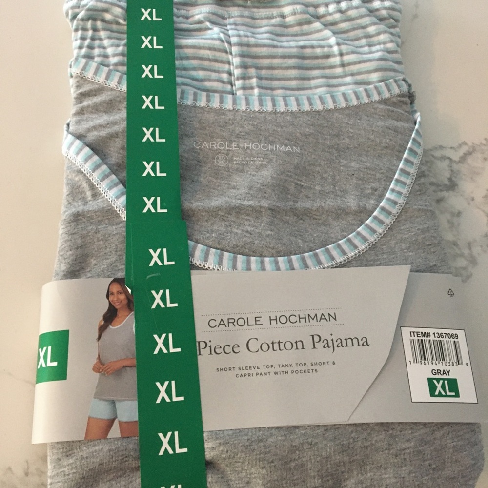 Woman’s pajama tank and shorts plus xl